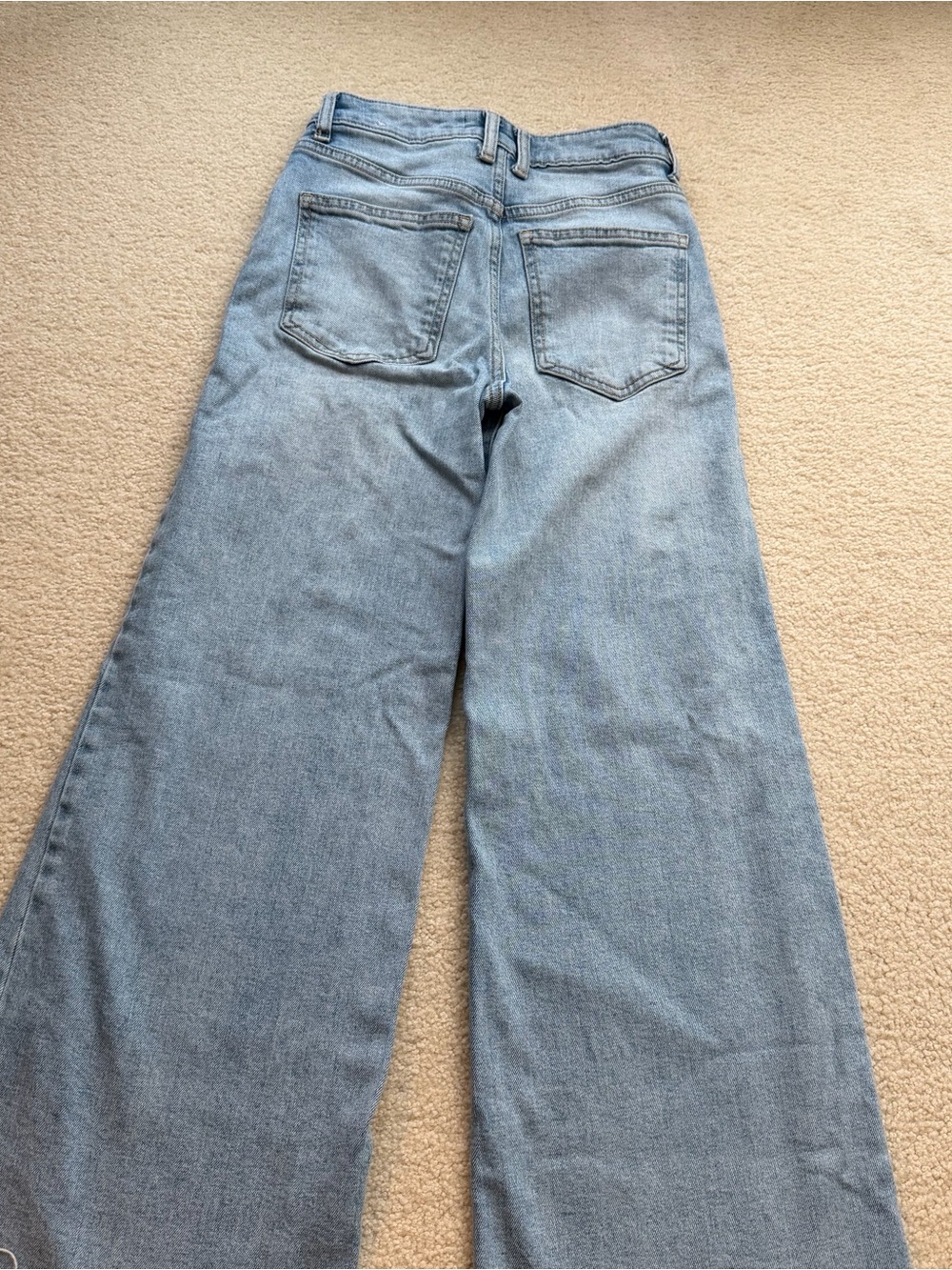 MNG Mango Light Wash Blue Jeans Size 2 Classic Denim Y2K - Picture 3 of 6
